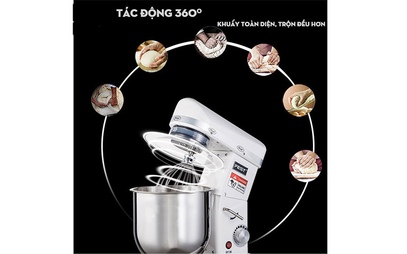 Máy đánh trứng để bàn Fest RC7L - Hàng chính hãng