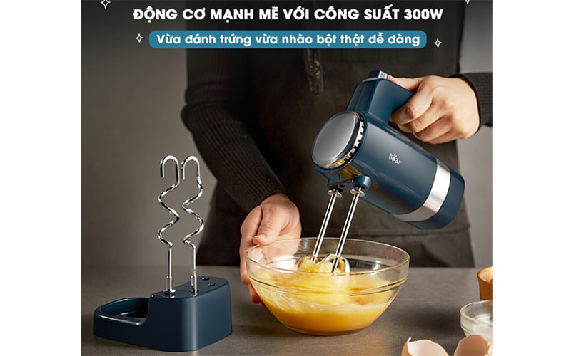 Công suất của Máy đánh trứng trộn bột cầm tay Bear HM-B01V1