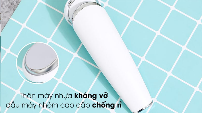 Thiết kế thân máy của Máy massage đẩy tinh chất Halio Ion Cleansing & Moisturizing