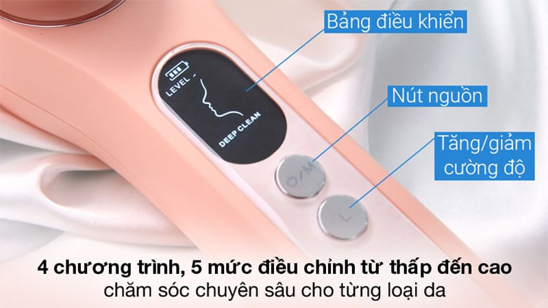 Máy massage đẩy tinh chất Halio Ion Hot & Cool Beauty Device - Hàng chính hãng