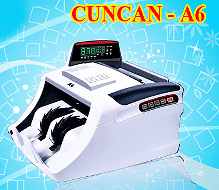 Máy đếm tiền CunCan A6 - Kiểm tra tiền siêu giả - Hàng chính hãng