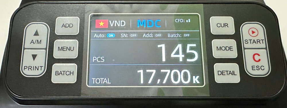 Máy đếm tiền Hoshico 3939 - Hàng chính hãng