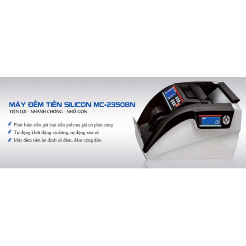 Máy đếm tiền Silicon MC-2350BN - Hàng chính hãng