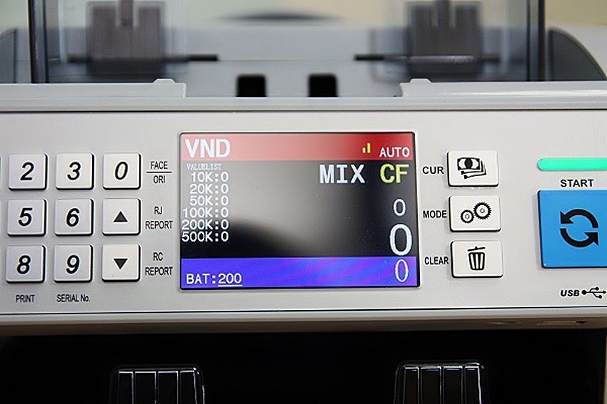 Máy đếm tiền Silicon MC-8PLUS - Hàng chính hãng