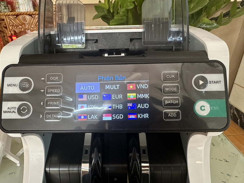 Kiểm tra tiền VNĐ, và 9 loại tiền ngoại tệ thông dụng