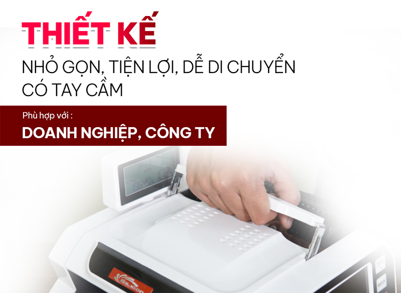 Máy đếm tiền Silicon MC-8900 - Hàng chính hãng