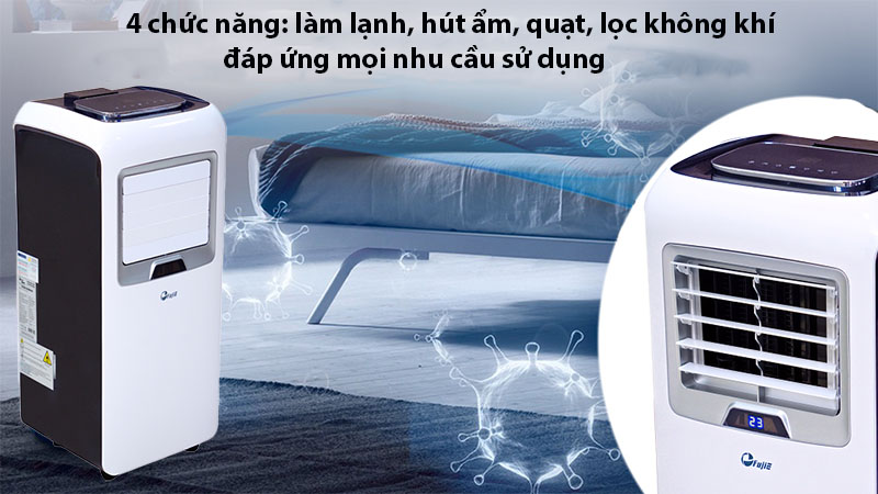 Máy điều hòa di động thông minh FujiE MPAC12B - Hàng chính hãng