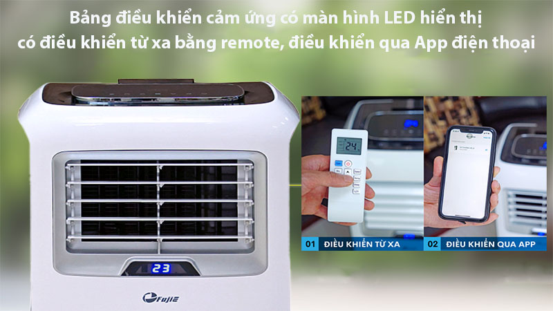 Máy điều hòa di động thông minh FujiE MPAC12B - Hàng chính hãng