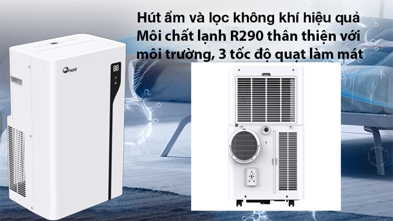 Chức năng của Máy điều hòa di động thông minh FujiE MPAC14