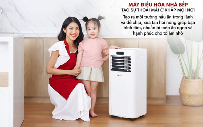 Máy điều hòa di động thông minh FujiHome PAC09 - Hàng chính hãng