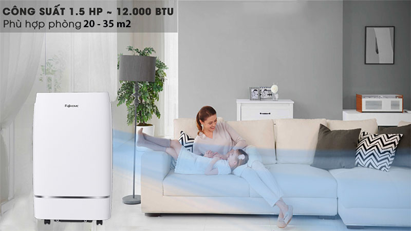 Máy điều hòa di động thông minh Fujihome PAC12 - Hàng chính hãng
