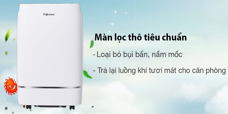 Máy điều hòa di động thông minh Fujihome PAC12 - Hàng chính hãng