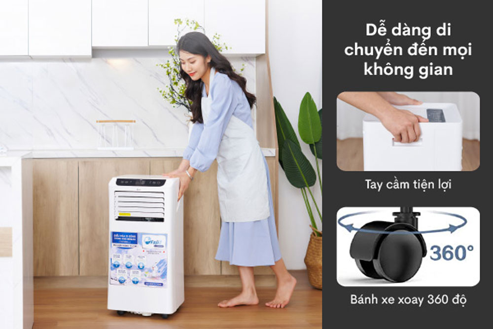 Máy điều hòa di động thông minh FujiE MPAC10 - Hàng chính hãng
