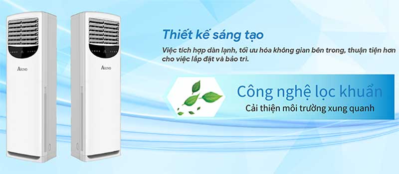 Thiết kế của Điều hòa tủ đứng Akino 3HP TL-FL28FSA1FA