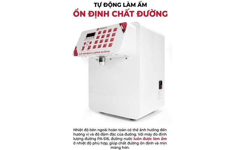 Máy định lượng đường Promax PA-S16 - Hàng chính hãng