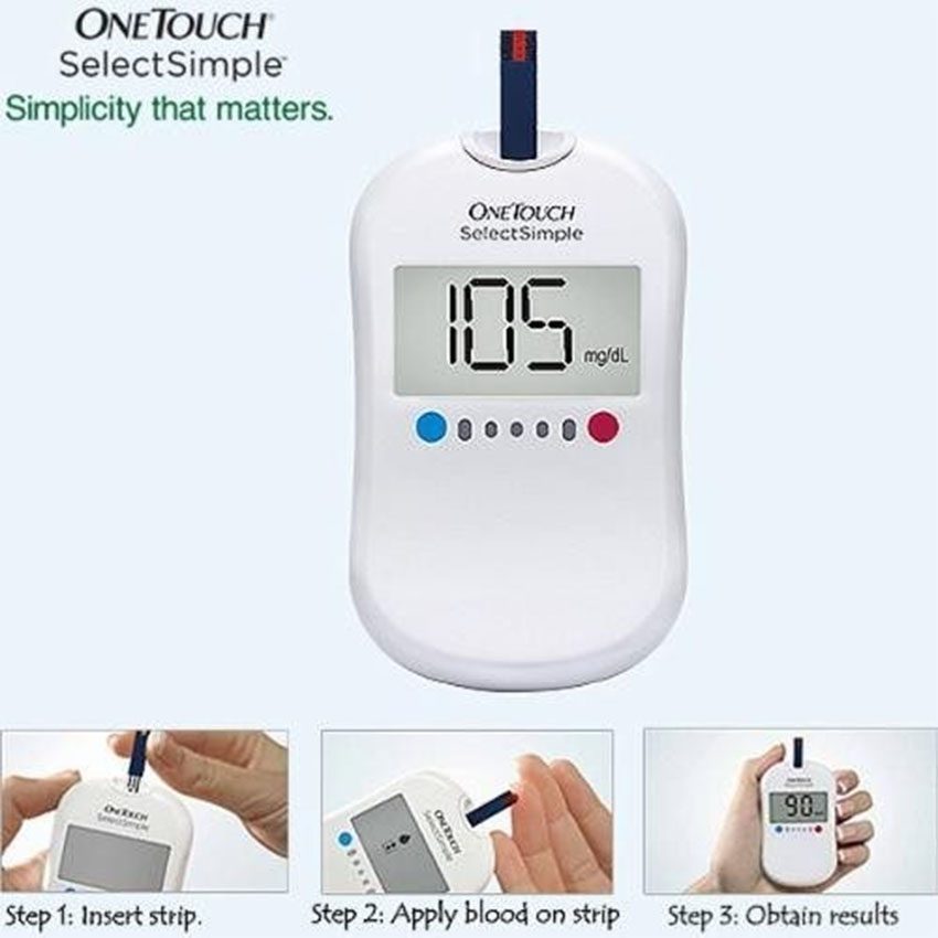 Máy đo đường huyết OneTouch SELECT SIMPLE MG - Hàng chính hãng