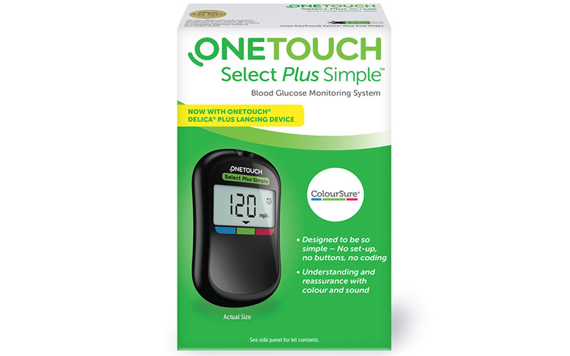 Máy đo đường huyết Onetouch Select Plus Simple (MG/DL) - Hàng chính hãng