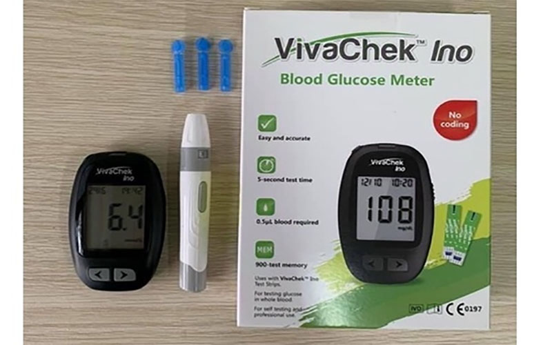 Máy đo đường huyết VivaChek Ino VGM01-014 - Hàng chính hãng