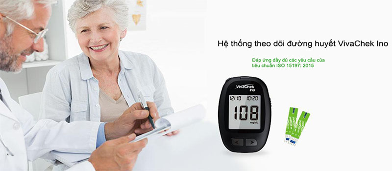 Máy đo đường huyết VivaChek Ino VGM01-014 - Hàng chính hãng