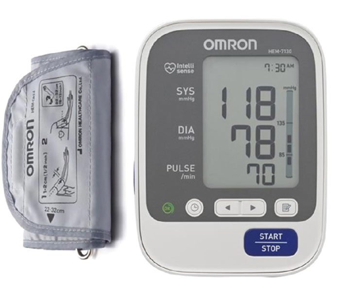 Máy đo huyết áp bắp tay Omron HEM 7130 - Hàng chính hãng