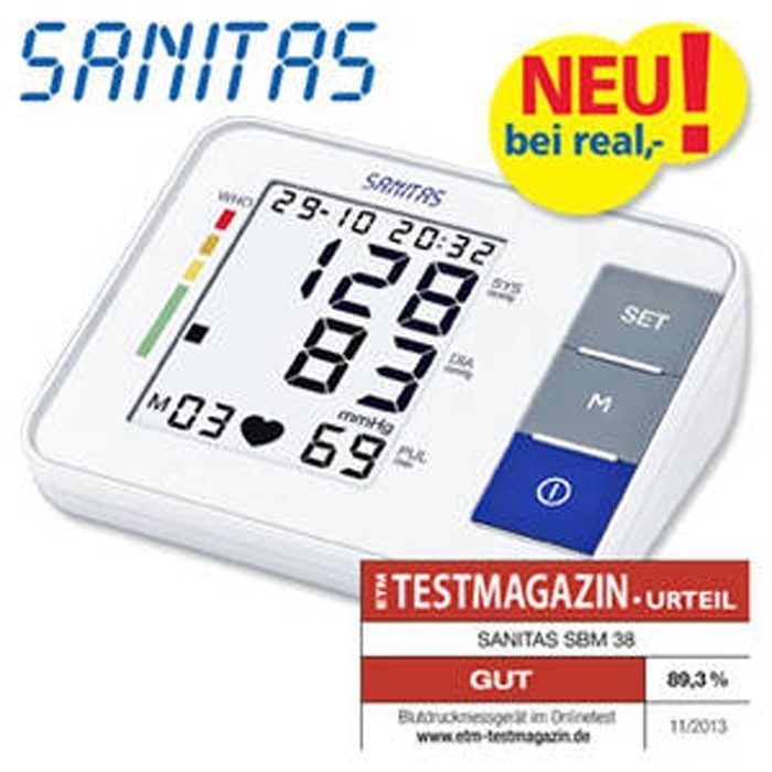 Máy đo huyết áp bắp tay Sanitas SBM38 - Hàng chính hãng