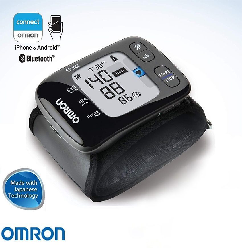 Máy đo huyết áp cổ tay Omron HEM-6232T - Hàng chính hãng