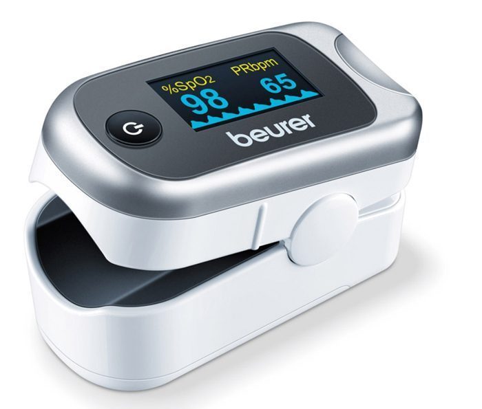 Máy đo nồng độ oxy trong máu và nhịp tim Beurer PO40 - Hàng chính hãng