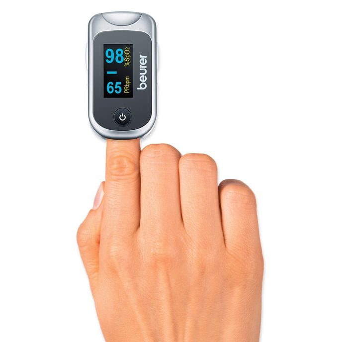 Máy đo nồng độ oxy trong máu và nhịp tim Beurer PO40 - Hàng chính hãng