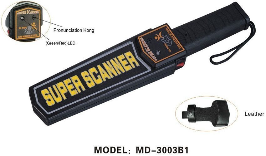 Máy dò kim loại cầm tay Super Scanner MD3003B1 - Hàng chính hãng