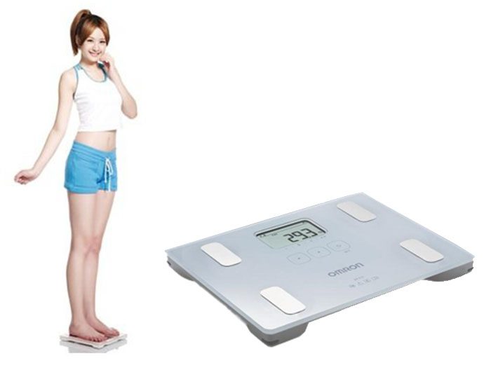 Máy đo lượng mỡ cơ thể Omron HBF-214 - Hàng chính hãng