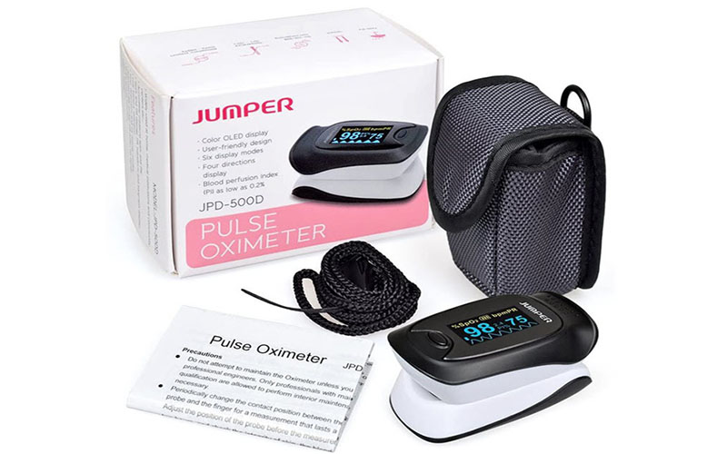 Máy đo nồng độ oxy trong máu Jumper SPO2 JPD-500D - Hàng chính hãng