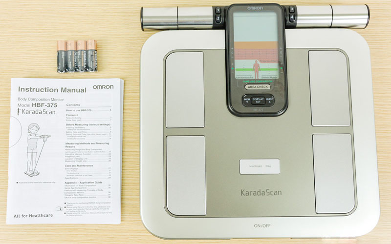 Máy đo thành phần cơ thể Omron HBF-375 - Hàng chính hãng