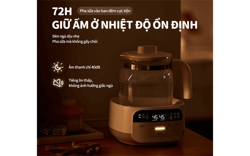 Chức năng giữ ấm của Máy đun nước hâm sữa Bear WW-5H12N