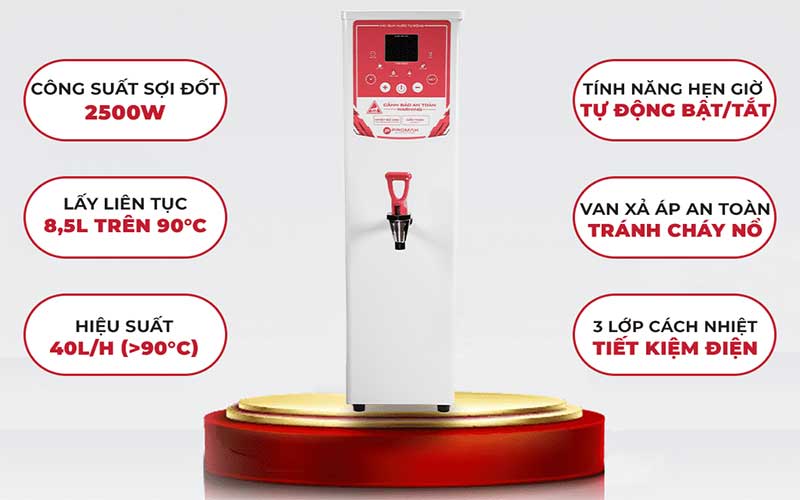 Máy đun nước nóng Promax PA-B40L - Hàng chính hãng