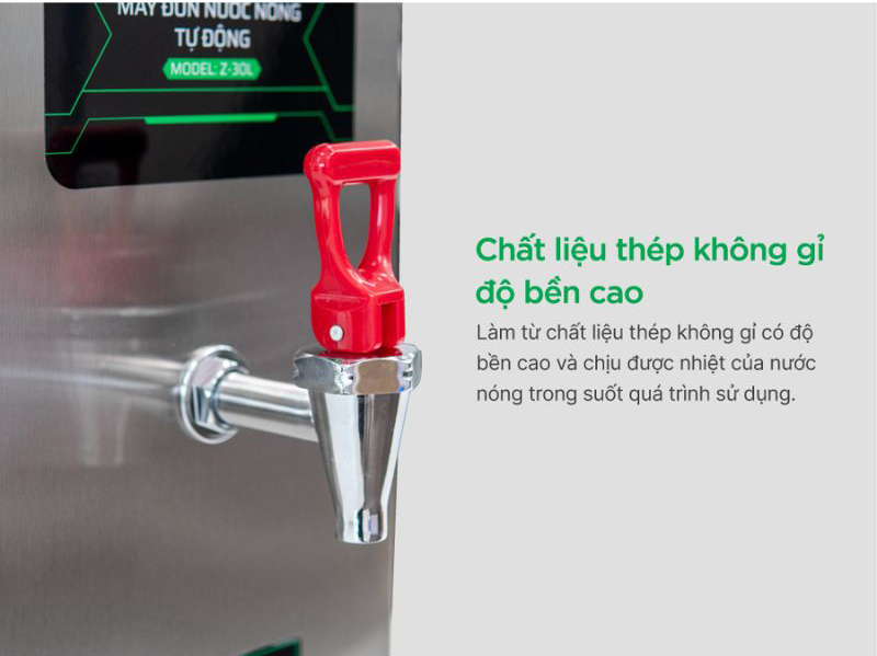 Máy đun nước nóng tự động Zetsu Z-30L - Hàng chính hãng