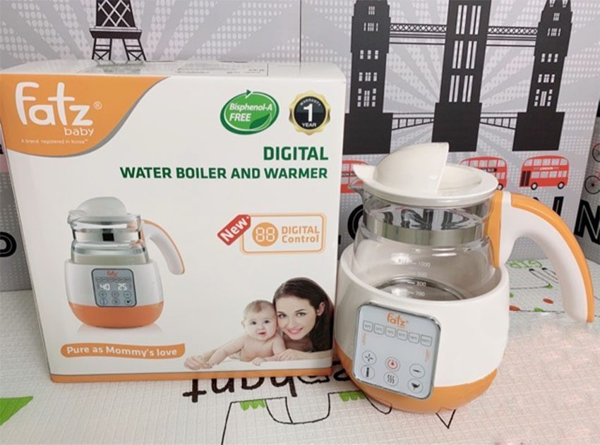 Máy đun và hâm nước FatzBaby FB3502SL với thiết kế sang trọng