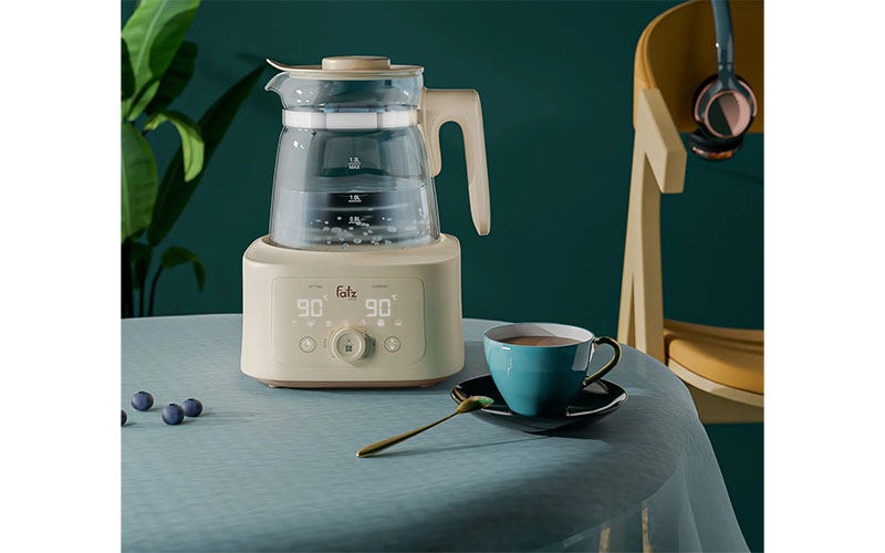 Máy đun và hâm nước pha sữa HiQuick 3 Fatzbaby FB3702HB - Hàng chính hãng