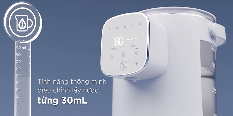 Máy đun và hâm nước pha sữa Fatzbaby Smart 5 FB3823HB - Hàng chính hãng