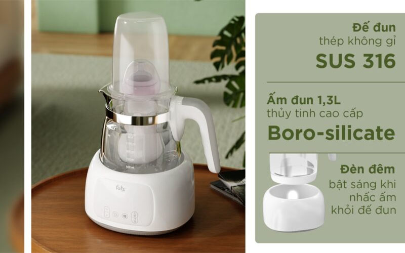Máy đun và hâm nước pha sữa Quick 16 Fatzbaby FB3506HB - Hàng chính hãng