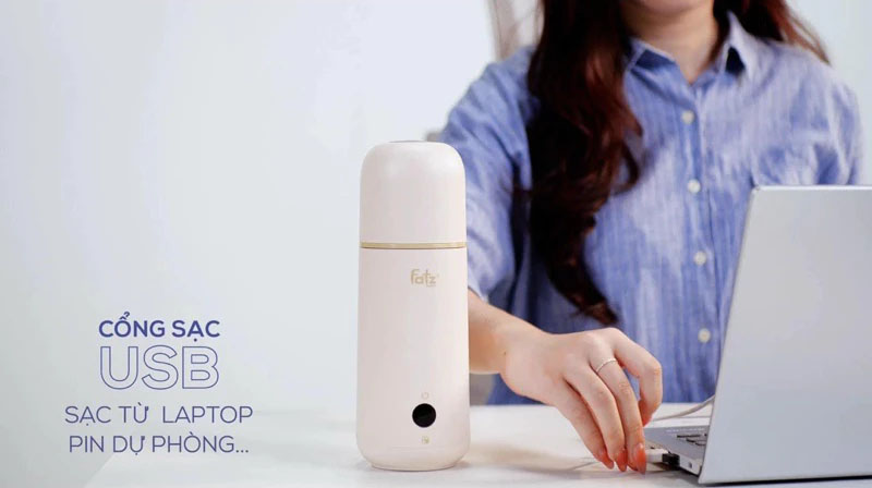 Máy đun và hâm nước pha sữa cầm tay Fatzbaby Smast 2 FB3625VA - Hàng chính hãng