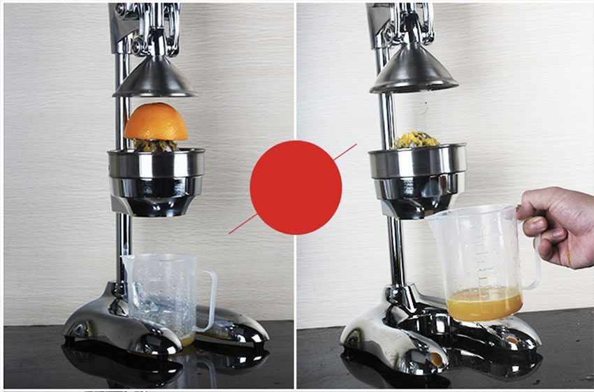 Cơ chế sử dụng của máy ép cam bằng tay Vortex 5 kg 2