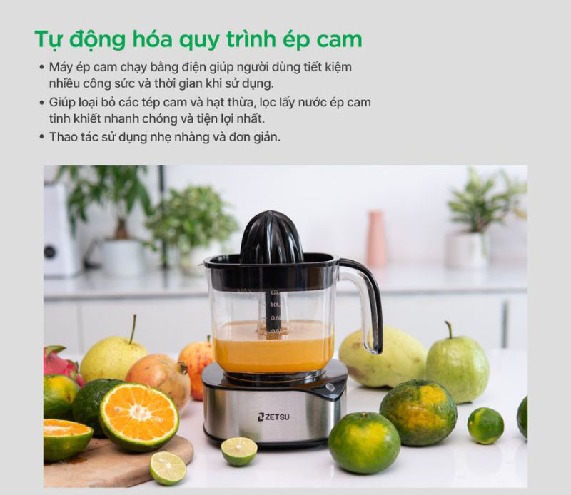 Máy ép cam Zetsu Z-22 - Hàng chính hãng
