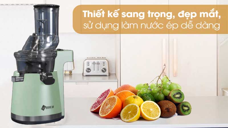 Thiết kế của Máy ép chậm Arber EC01