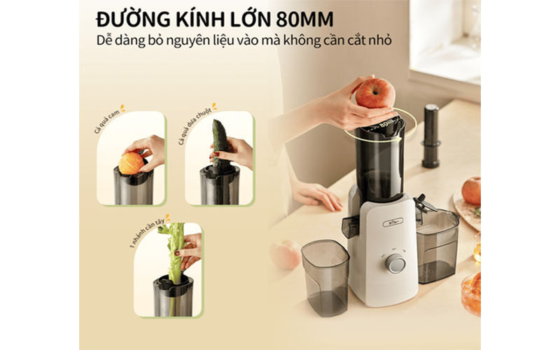 Máy ép chậm Bear SJ-4H01T - Hàng chính hãng