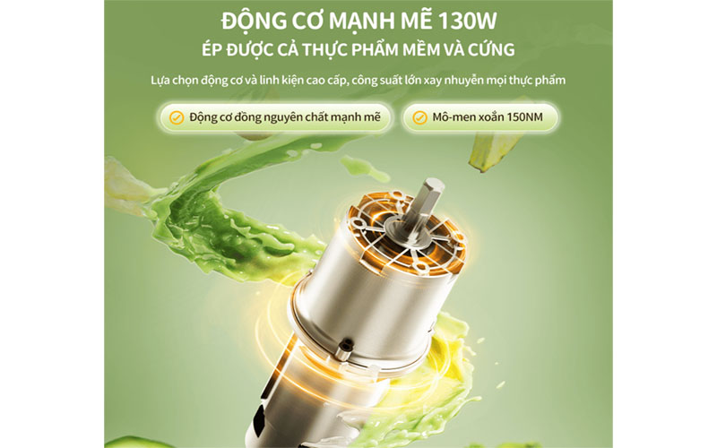 Máy ép chậm Bear SJ-4H01T - Hàng chính hãng