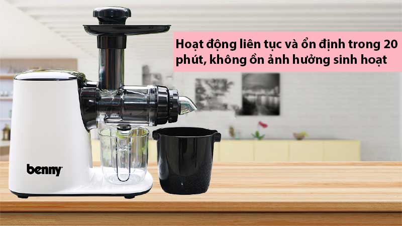Thời gian hoạt động của Máy ép chậm Benny BSJ-250W