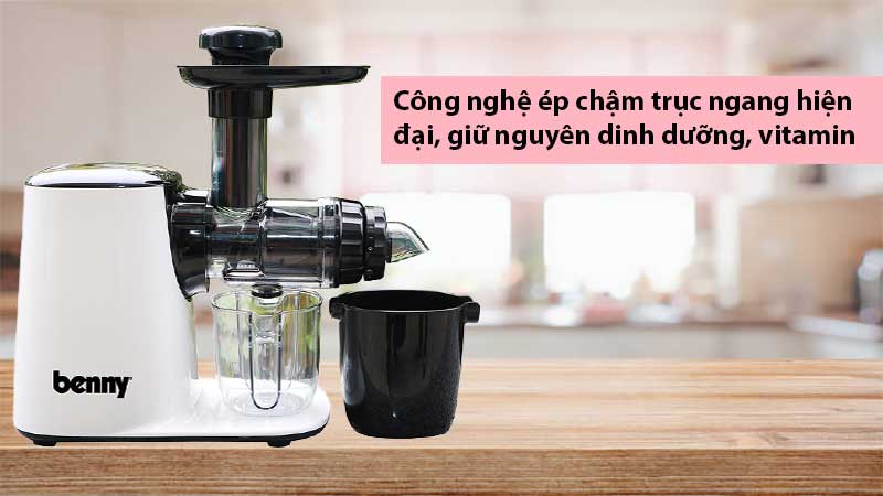 Công nghệ ép chậm của Máy ép chậm Benny BSJ-250W
