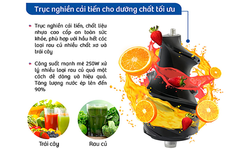 Máy ép chậm BlueStone SJB-6568 - Hàng chính hãng