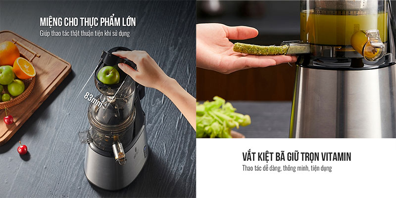 Máy ép chậm Elmich JEE-3898 - Hàng chính hãng