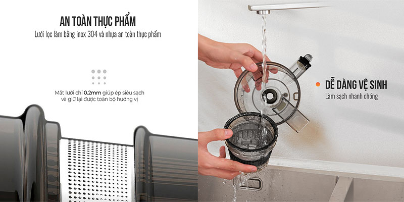 Máy ép chậm Elmich JEE-3898 - Hàng chính hãng